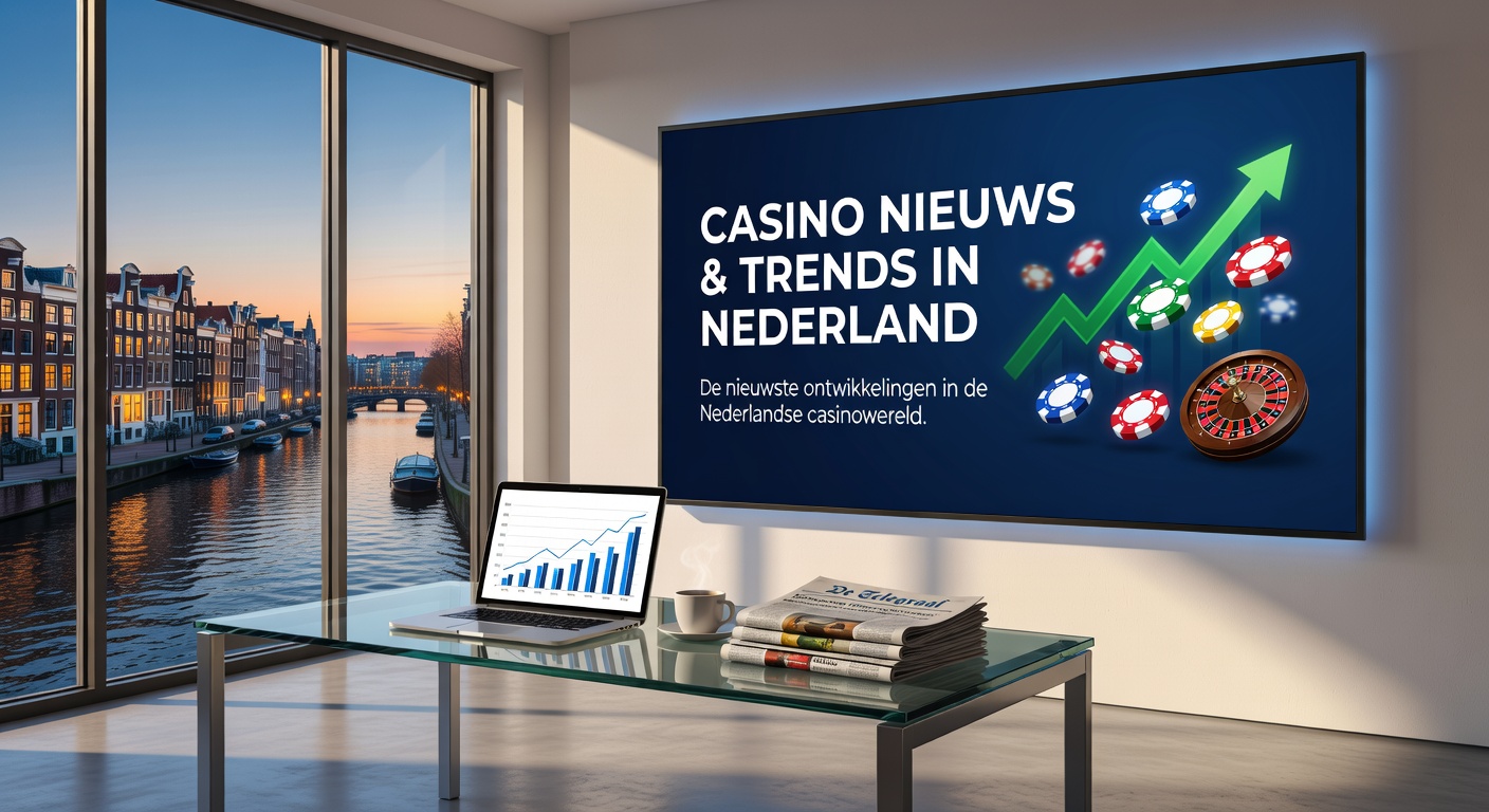 Logo van de Kansspelautoriteit met boete-icoon op achtergrond van Nederlandse vlag en gokfiches