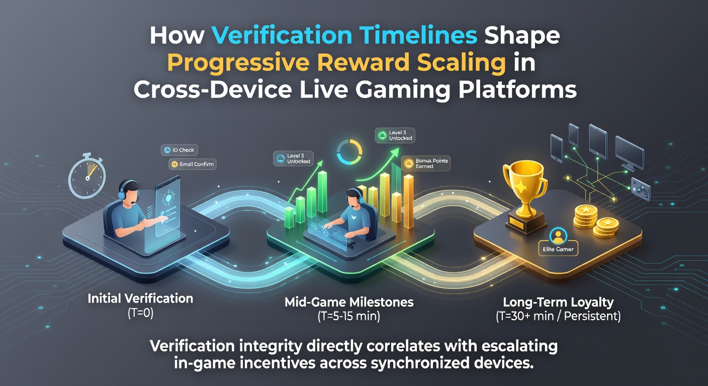 Verificatietijdlijnen en beloningsprogressie in live gaming platforms