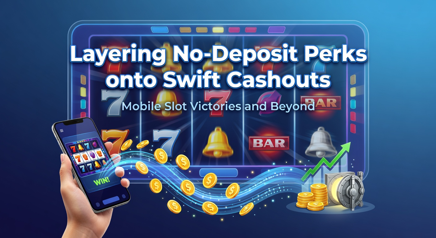 Speler viert mobiele slotwinst met no-deposit bonus en snelle uitbetaling op smartphone