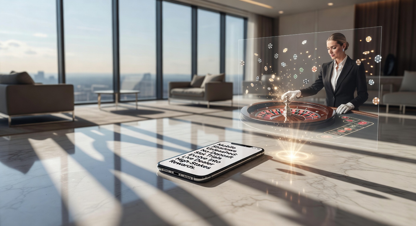 Live dealer aan een high-stakes tafel met mobiele spelers die inloggen vanuit shadow-trials