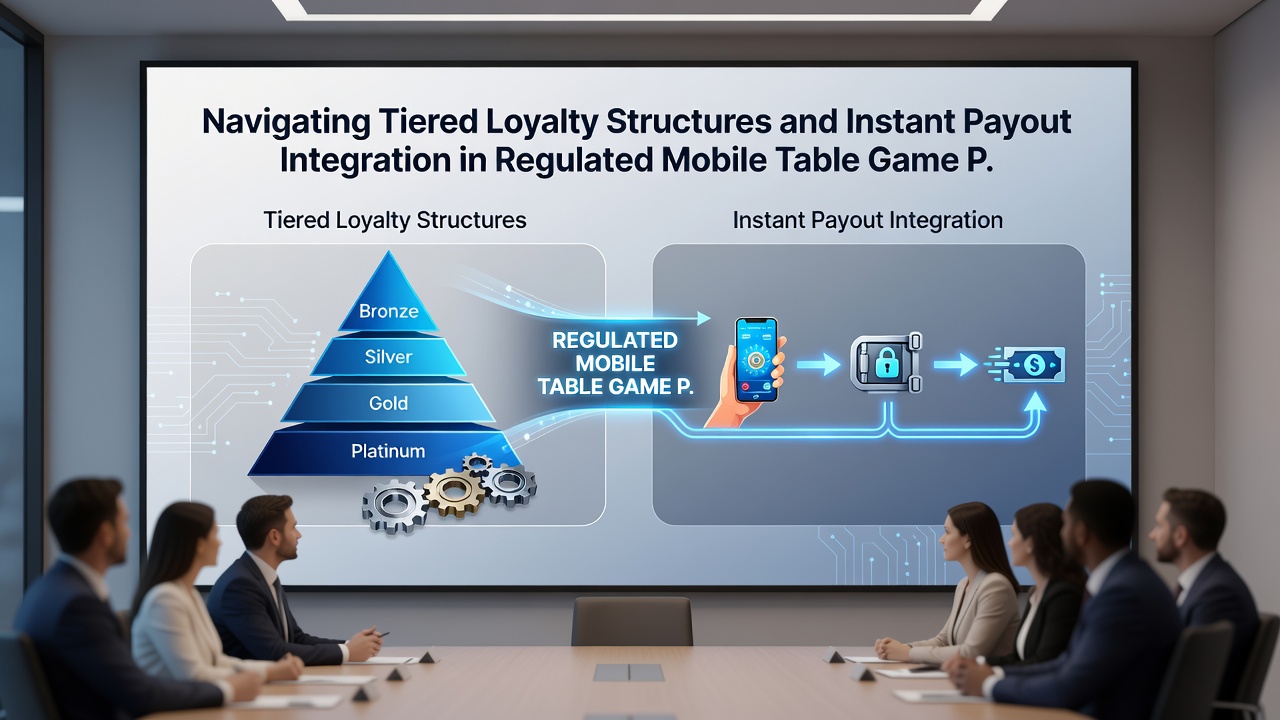 Diagram van payout integratie met loyaliteitstiers in mobiele apps