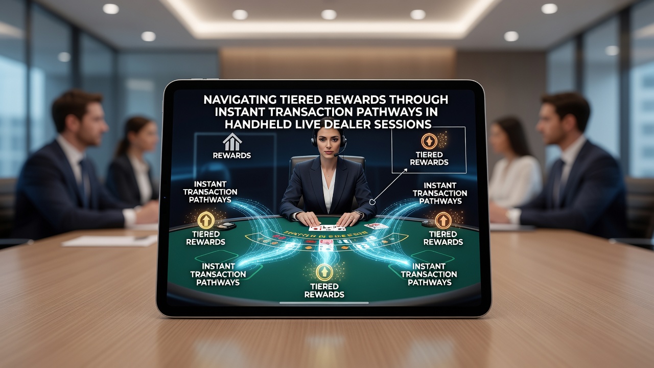 Speler navigeert VIP-beloningen tijdens live dealer sessie op smartphone
