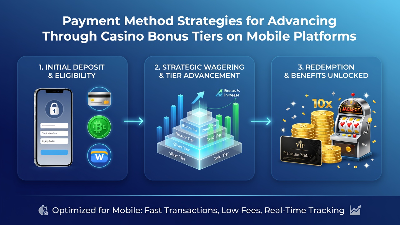 Detail van mobiele app interface met betalingsstrategieën voor casino VIP niveaus